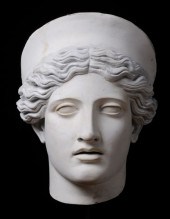 PLASTER CAST BUST OF HERA BARB