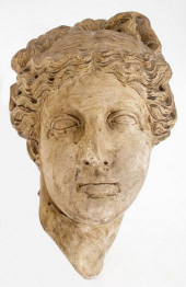 PLASTER CAST OF THE HEAD OF DI