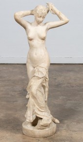 PLASTER FIGURE OF DIANA  AFTER