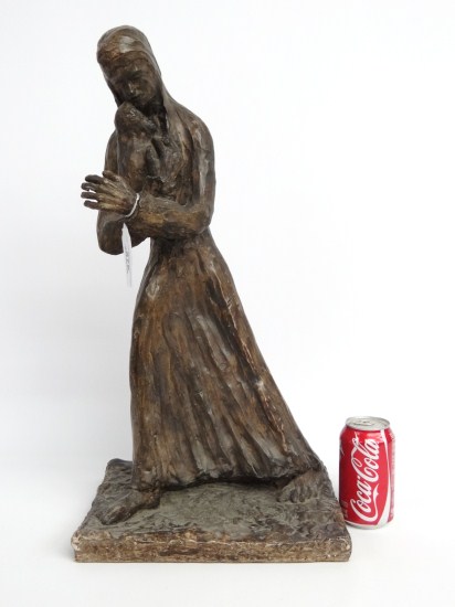 Plaster primary model sculpture