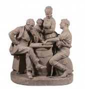 PLASTER SCULPTURE BY JOHN ROGE