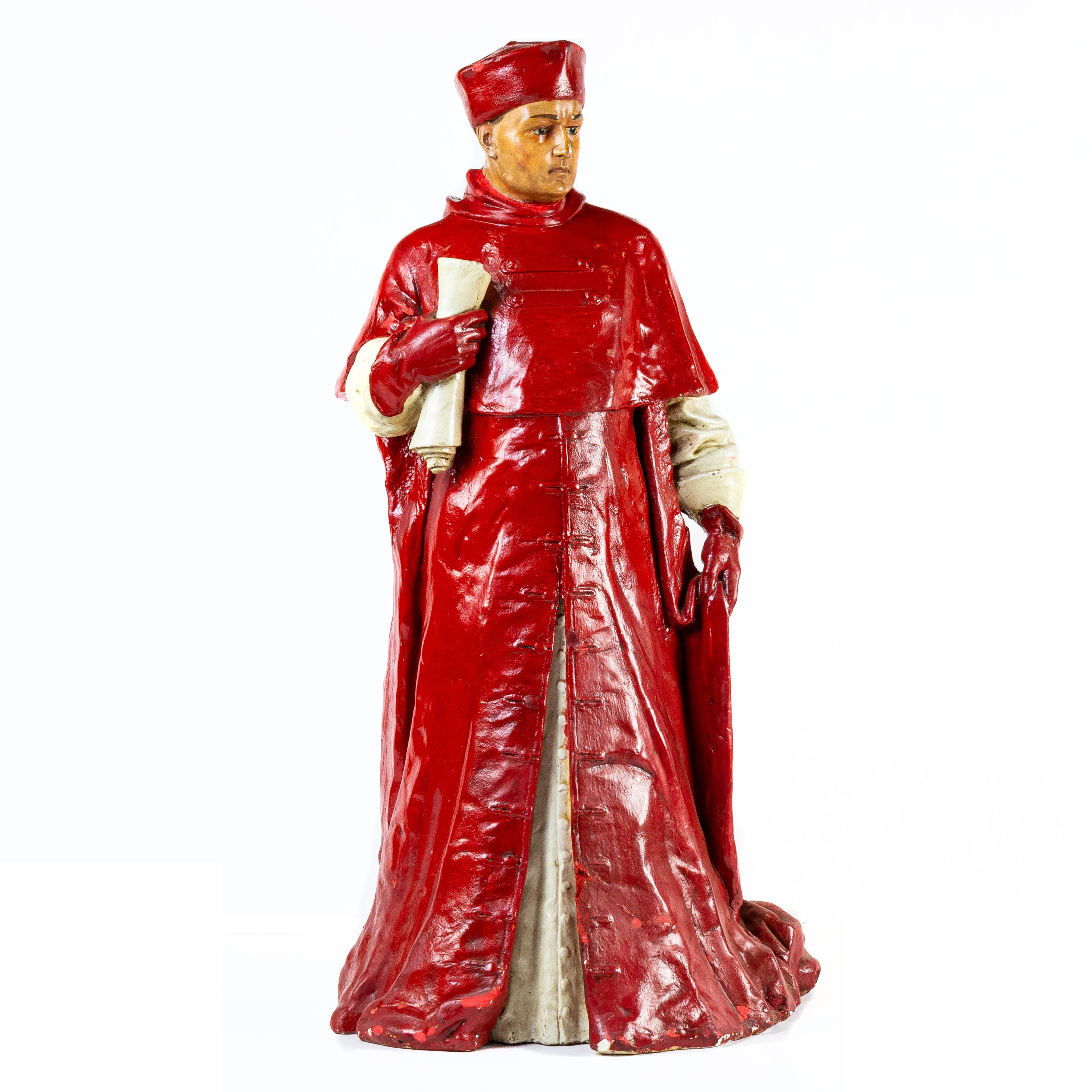 PLASTER SCULPTURE OF A CLERGYMAN