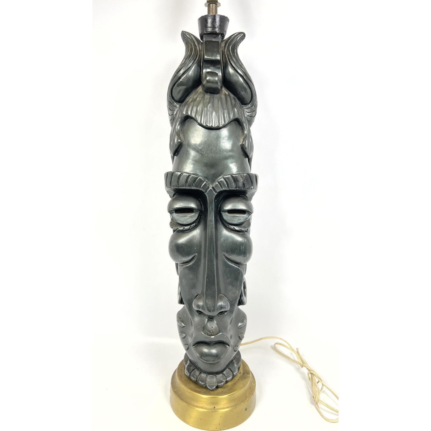 Plaster Tiki lamp. Universal