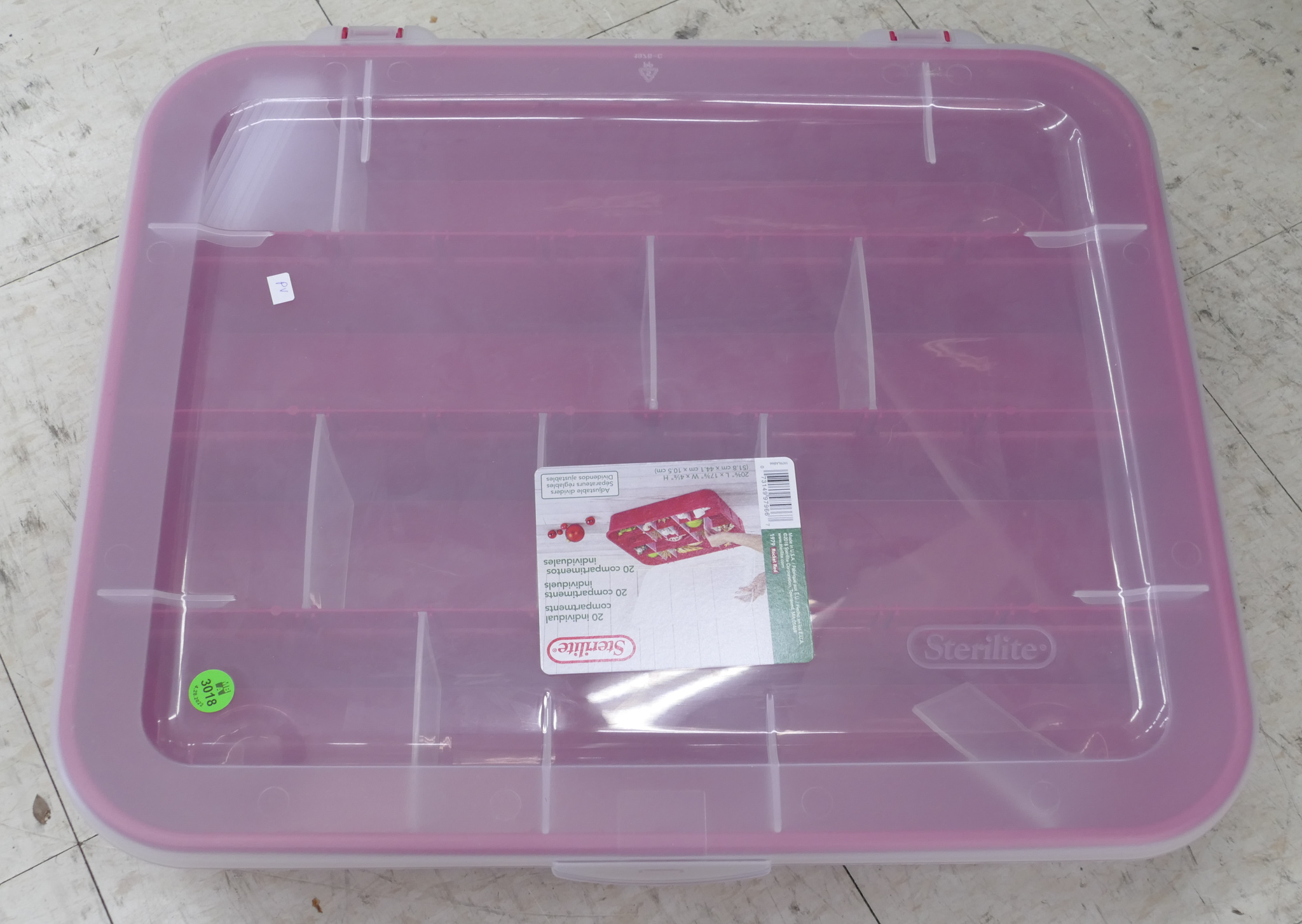 Plastic Sorting Bin- 20x17''