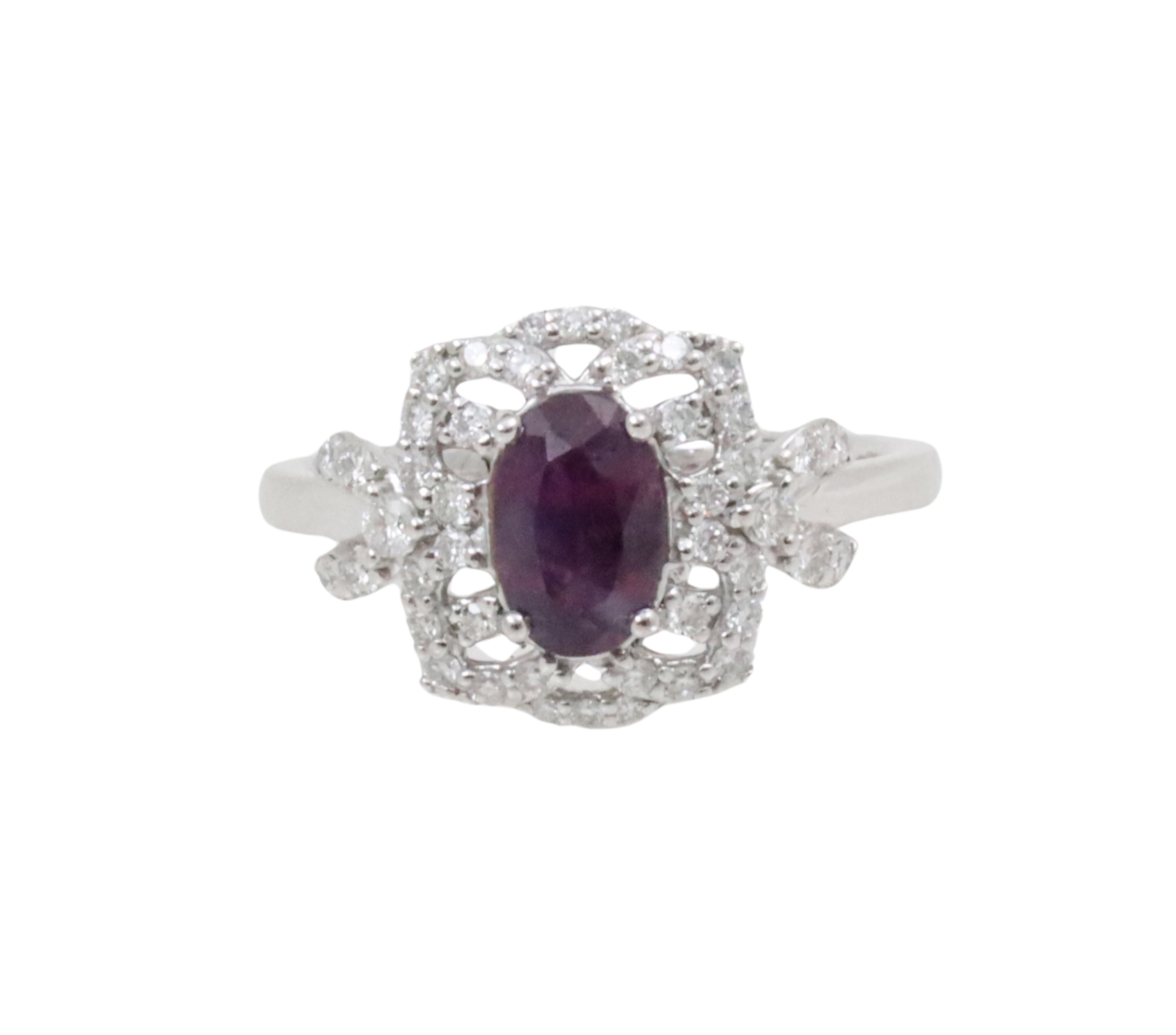PLAT. KASHMIR SAPPHIRE & DIA.