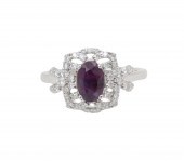 PLAT. KASHMIR SAPPHIRE & DIA.