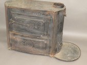 PLATE STOVEca. 1860; cast iron