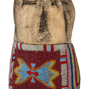 Plateau Beaded Drawstring Pouch