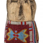 Plateau Beaded Drawstring Pouc