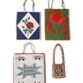 Plateau Beaded Flat Bags and P