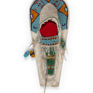 Plateau Beaded Hide Toy Cradle