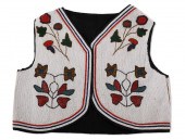 PLATEAU PICTORIAL BEADED VEST,
