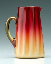 Plated amberina tall creamer,