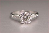 PLATINUM 1.38 CT DIAMOND SOLIT