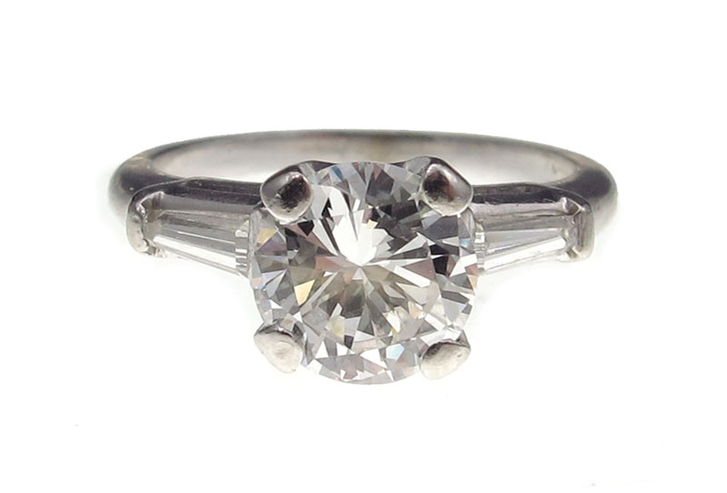 PLATINUM 1.4 CT DIAMOND SOLITAIRE