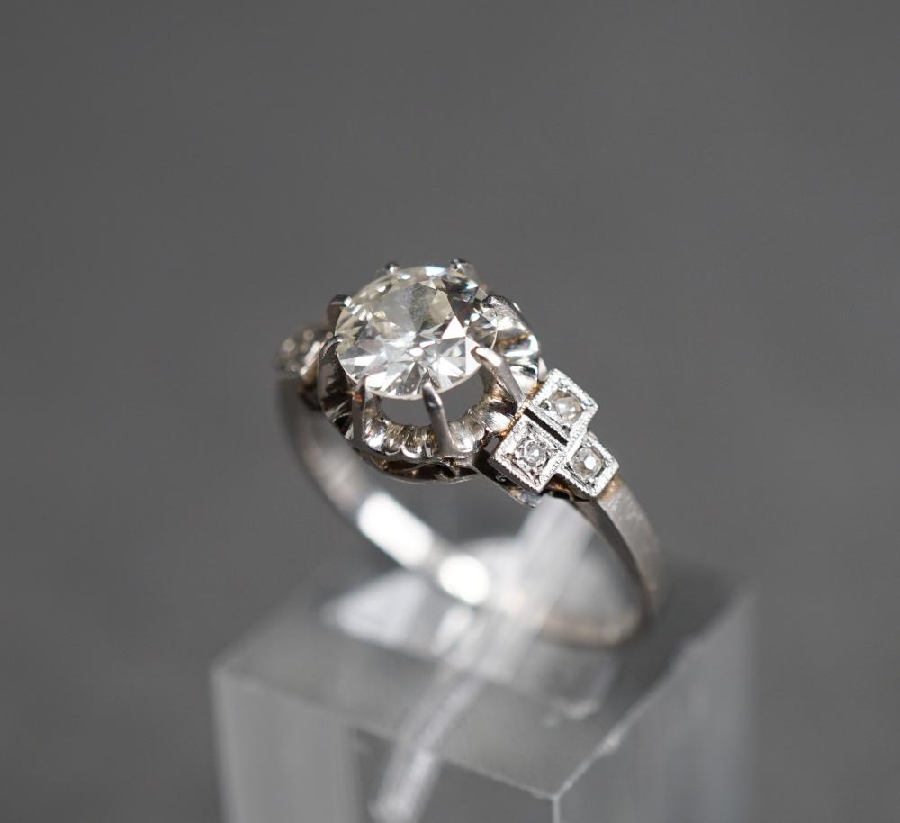 PLATINUM, 14-KARAT WHITE-GOLD AND