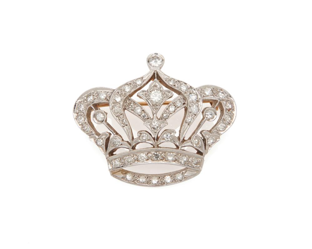 PLATINUM, 14K GOLD, AND DIAMOND