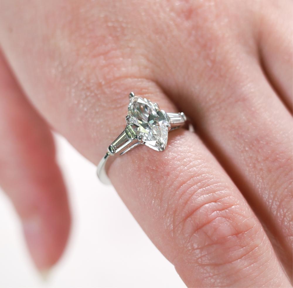 PLATINUM 1.68CTW NATURAL DIAMOND