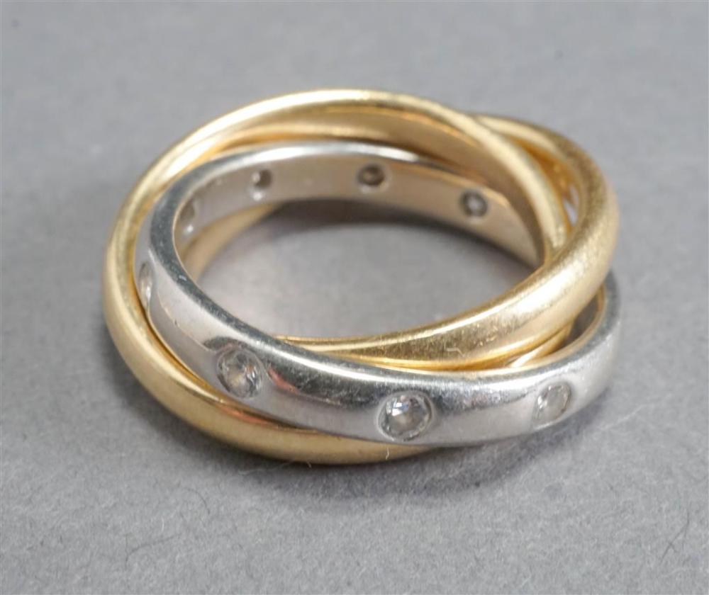 PLATINUM, 18-KARAT YELLOW-GOLD