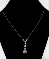 PLATINUM & 18K FANCY DIAMOND '