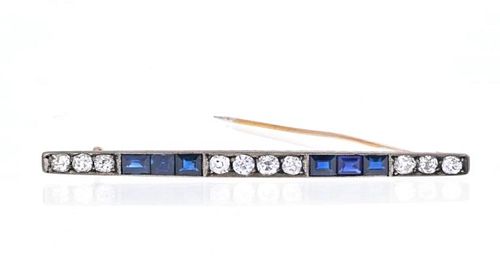 PLATINUM 18K OLD MINE SAPPHIRE