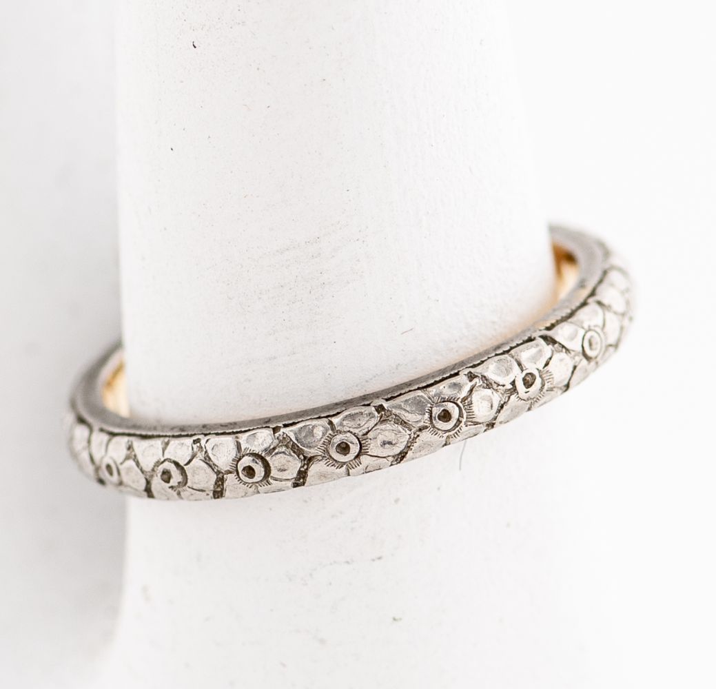 PLATINUM /18K YELLOW GOLD FLORAL