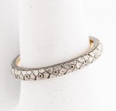 PLATINUM /18K YELLOW GOLD FLOR