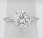 PLATINUM, 2.20 CT DIAMOND RING