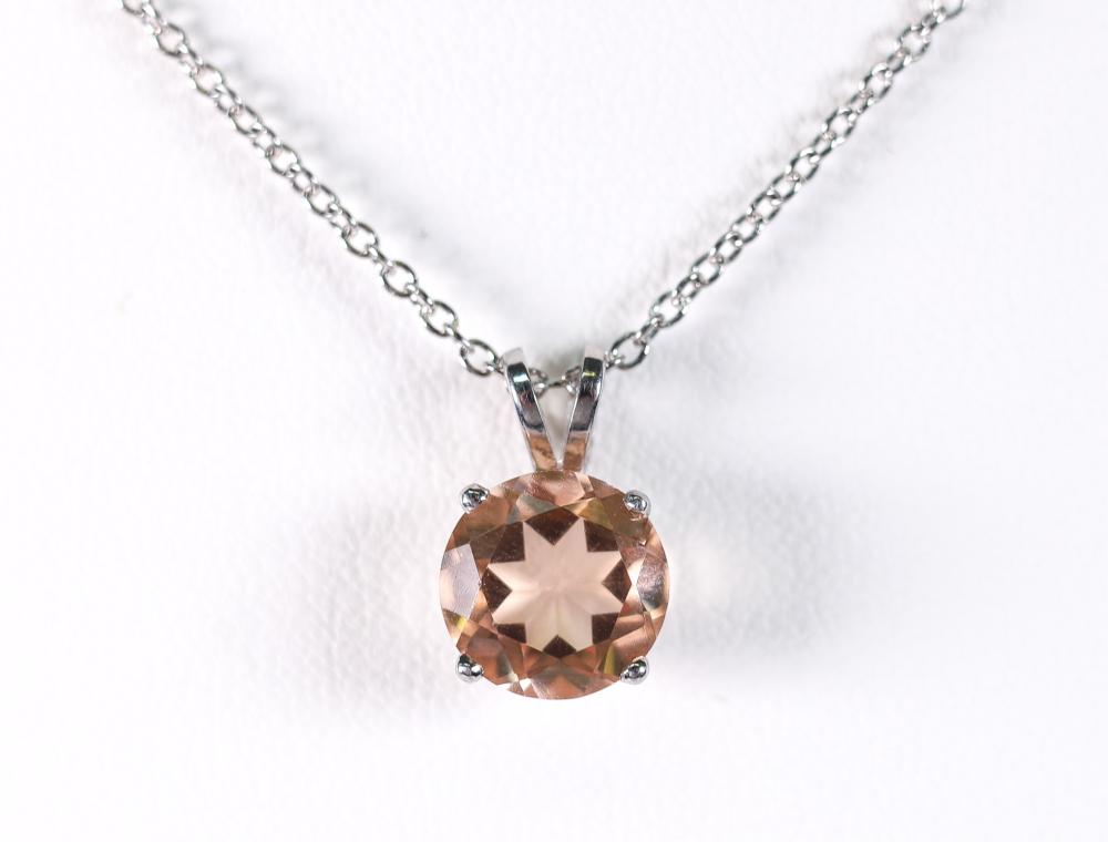 PLATINUM 3.5CT PINK GEMSTONE