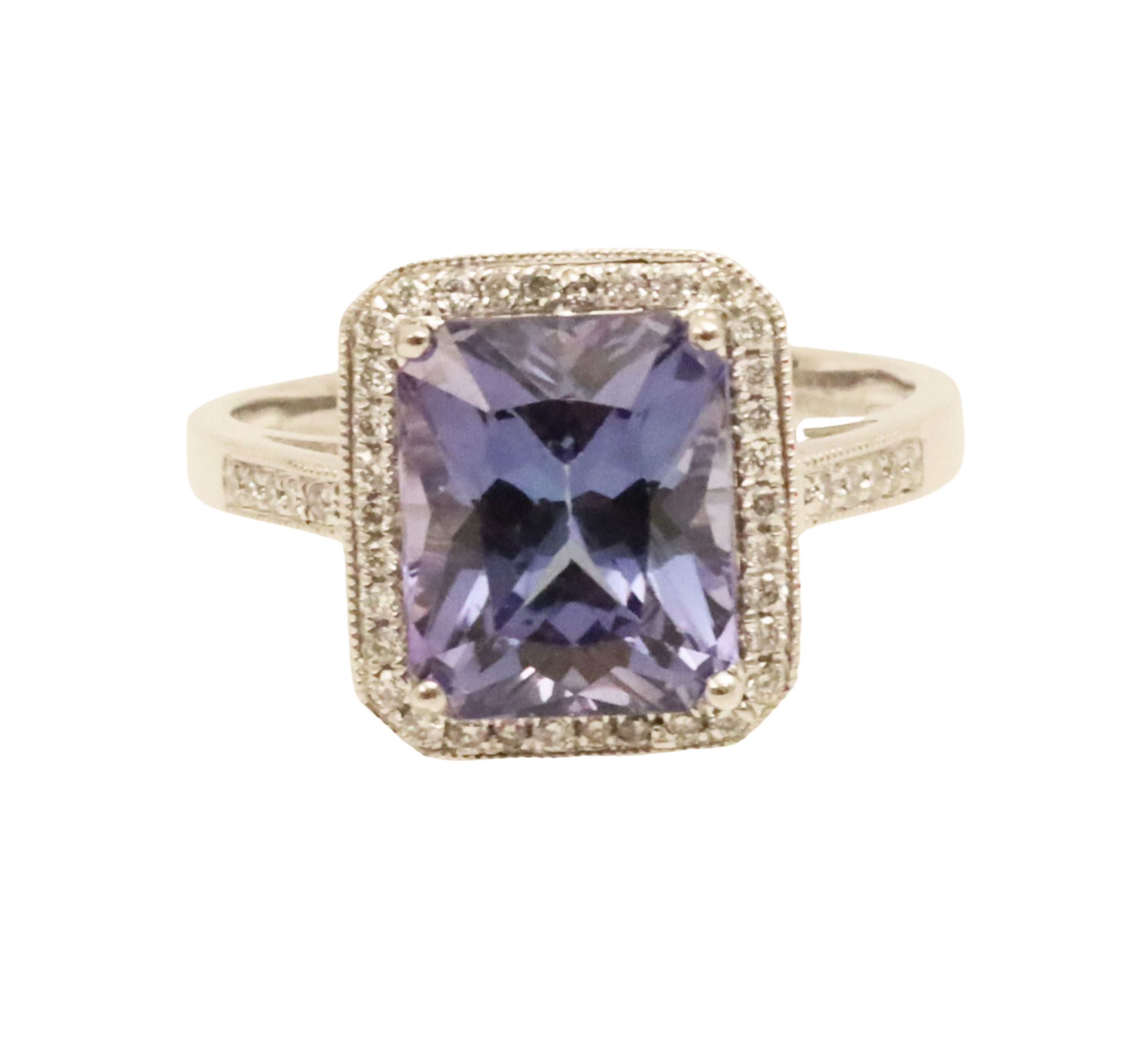 PLATINUM 4.50 CT TANZANITE &