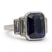 PLATINUM 7.96CT CEYLON SAPPHIR