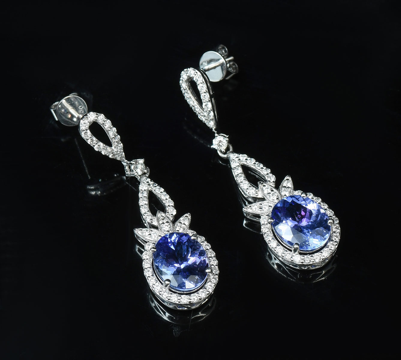 PLATINUM 8.02 CTW TANZANITE &