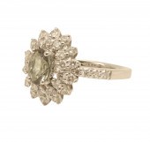 PLATINUM ALEXANDRITE & DIA. RI
