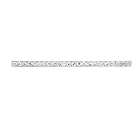 Platinum and Diamond Bar Pin 	 
