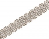 PLATINUM AND DIAMOND BRACELETP