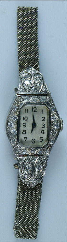 Platinum and diamond case ladies
