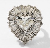 PLATINUM AND DIAMOND HEART-SHA