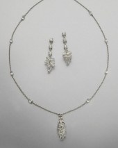 Platinum and diamond necklace