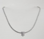 PLATINUM AND DIAMOND NECKLACEP