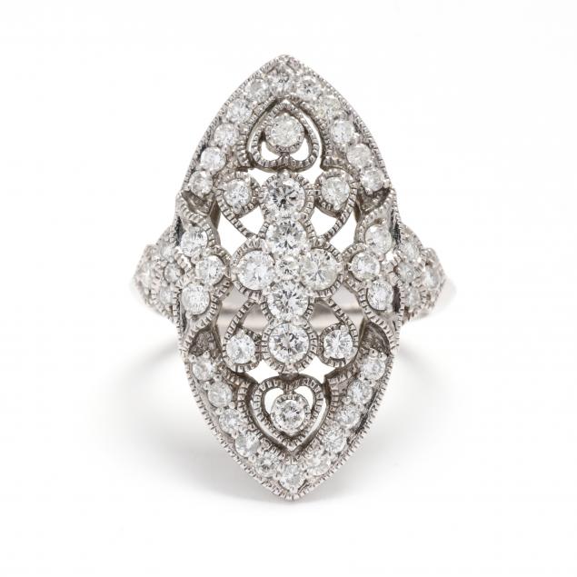PLATINUM AND DIAMOND RING