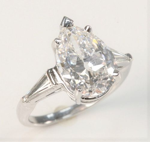 PLATINUM AND DIAMOND RING SET