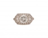 PLATINUM AND DIAMOND RINGPlati