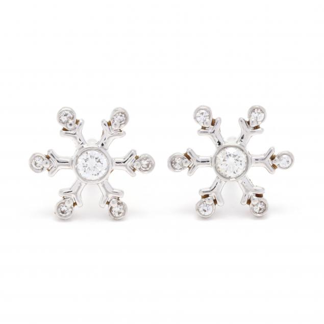 PLATINUM AND DIAMOND SNOWFLAKE
