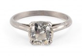 PLATINUM AND DIAMOND SOLITAIRE