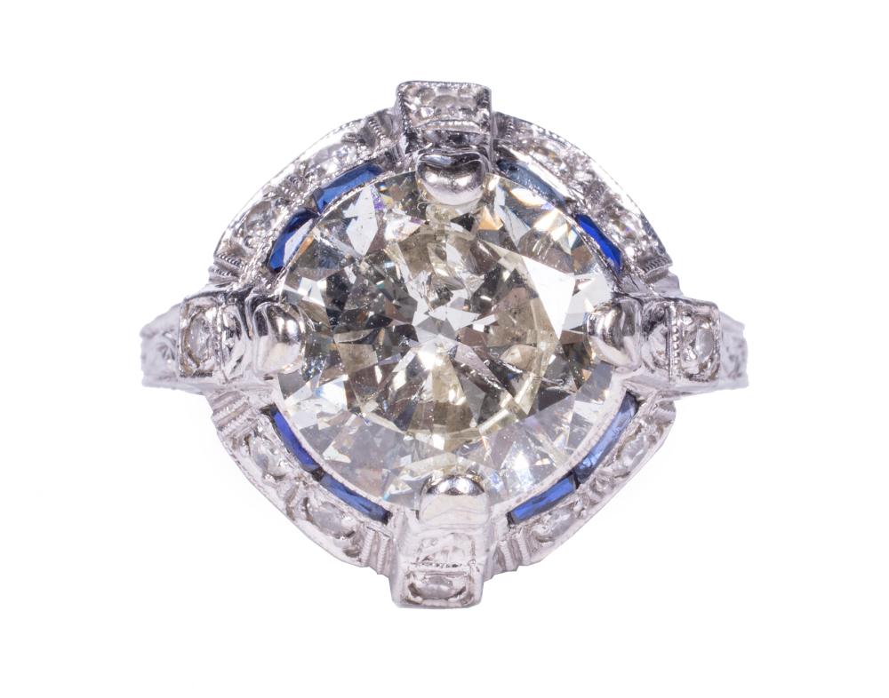 PLATINUM AND DIAMOND SOLITAIRE