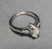 PLATINUM AND MARQUISE DIAMOND