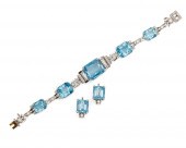 PLATINUM, AQUAMARINE, AND DIAM