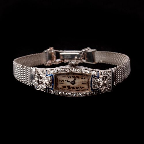 PLATINUM ART DECO DIAMOND