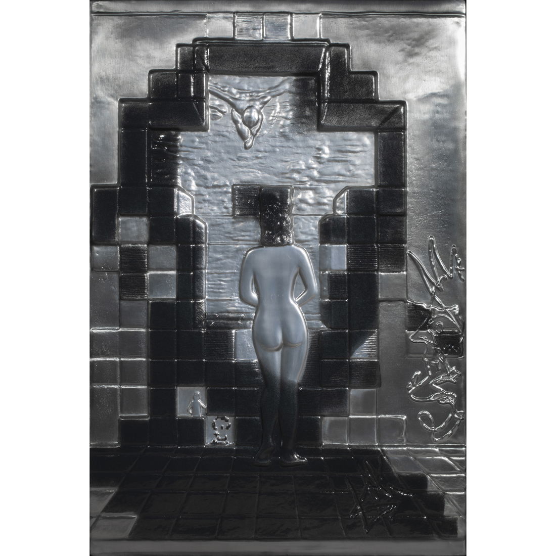 PLATINUM BAS RELIEF, SALVADOR