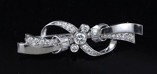 PLATINUM BOW PINPlatinum bow pin,